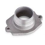 Flansch mit Schlauchanschlussstutzen