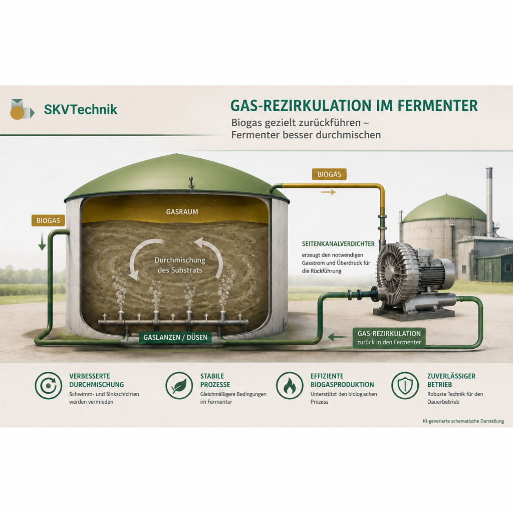 01 Gasrezirkulation im Fermenter