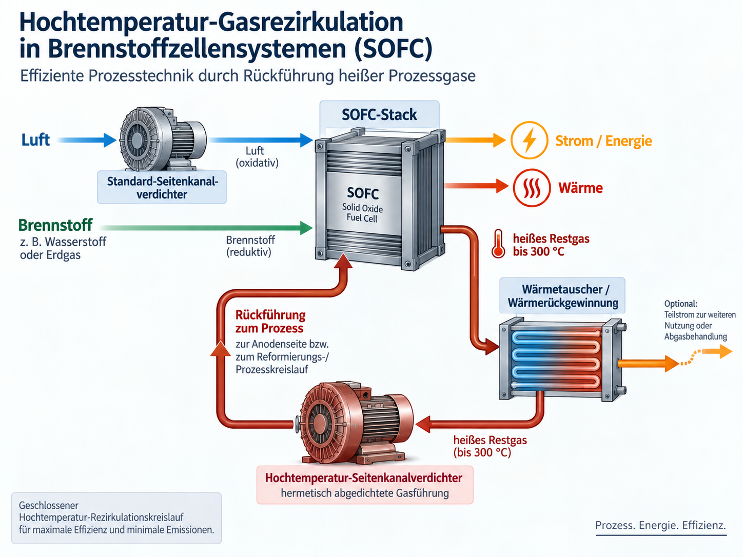 Prozessbild Gasrezirkulation